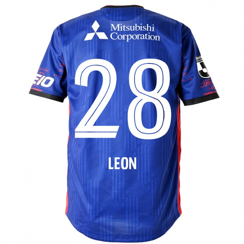 Danxen Mujer Camiseta Leon Nozawa #28 Azul Real Blanco 1ª Equipación 2025/26 La Camisa