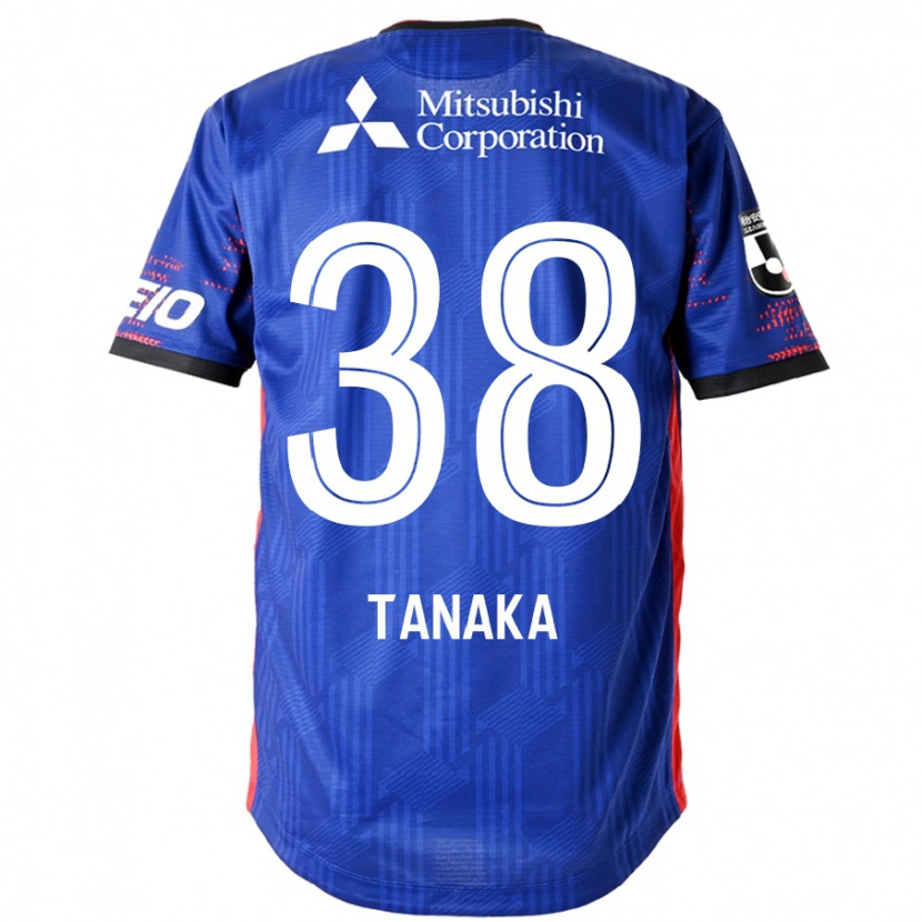 Danxen Mujer Camiseta Kio Tanaka #38 Azul Real Blanco 1ª Equipación 2025/26 La Camisa