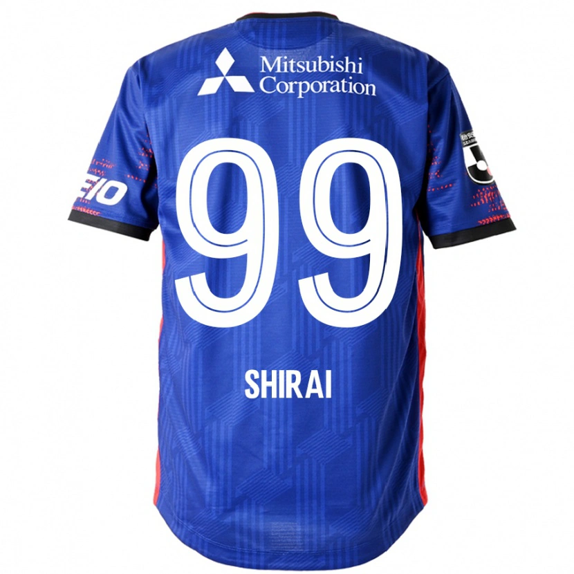Danxen Mujer Camiseta Kosuke Shirai #99 Azul Real Blanco 1ª Equipación 2025/26 La Camisa