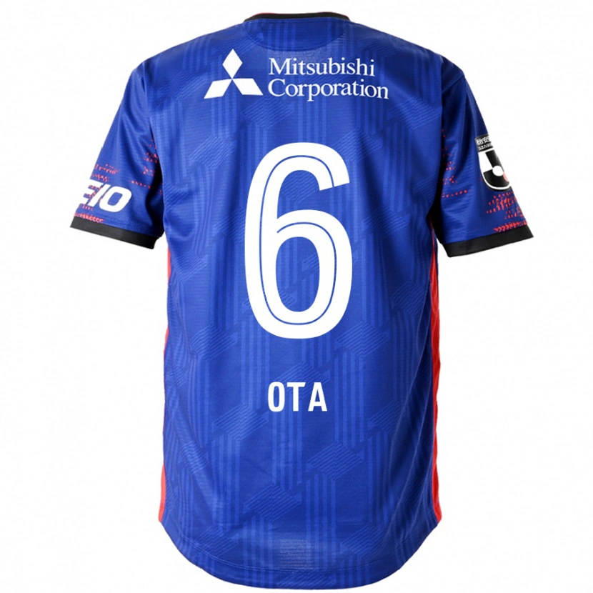 Danxen Mujer Camiseta Kosuke Ota #6 Azul Real Blanco 1ª Equipación 2025/26 La Camisa