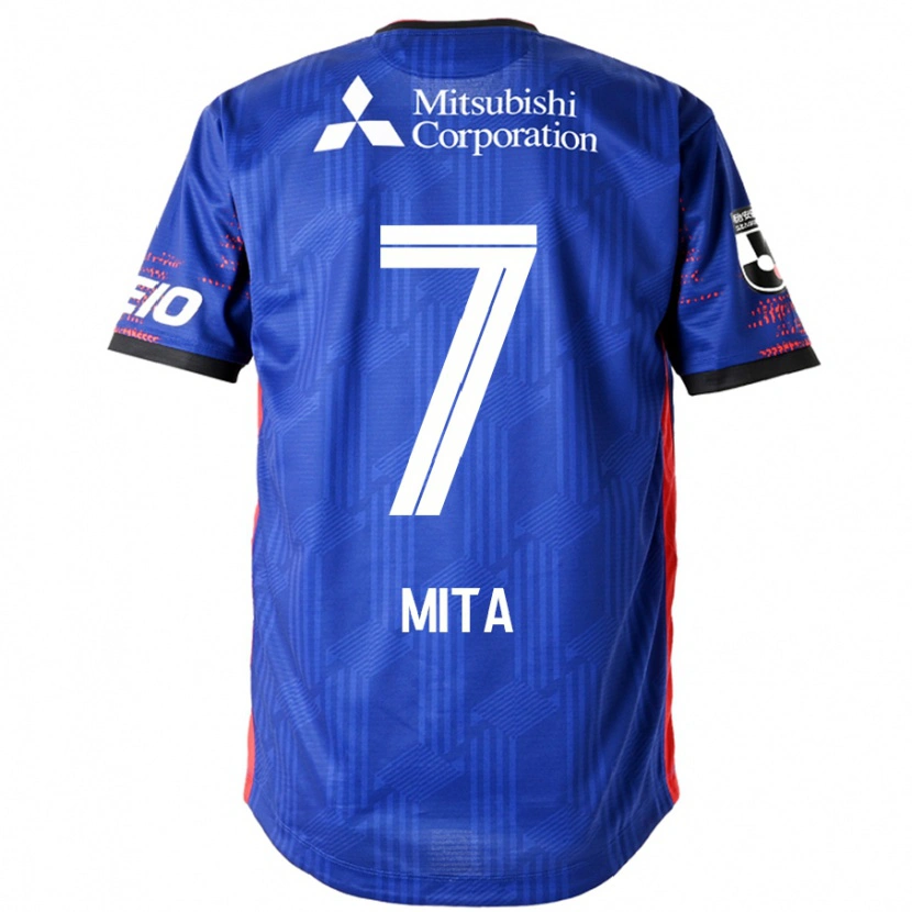 Danxen Mujer Camiseta Hirotaka Mita #7 Azul Real Blanco 1ª Equipación 2025/26 La Camisa