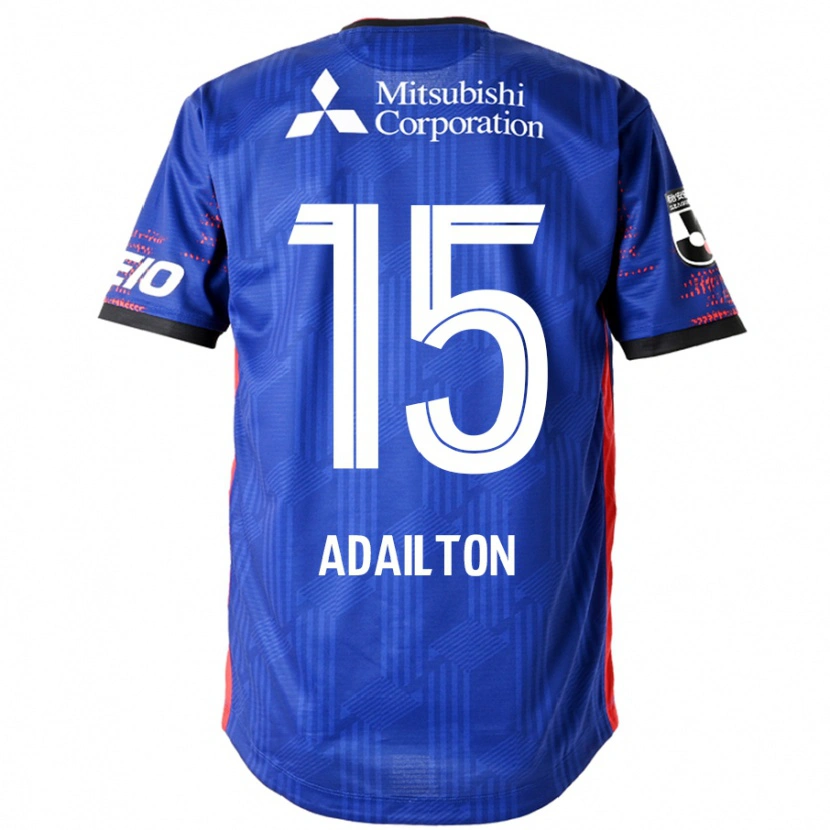 Danxen Mujer Camiseta Adailton #15 Azul Real Blanco 1ª Equipación 2025/26 La Camisa