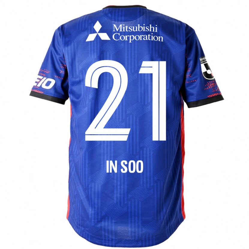 Danxen Mujer Camiseta Yu In-Soo #21 Azul Real Blanco 1ª Equipación 2025/26 La Camisa