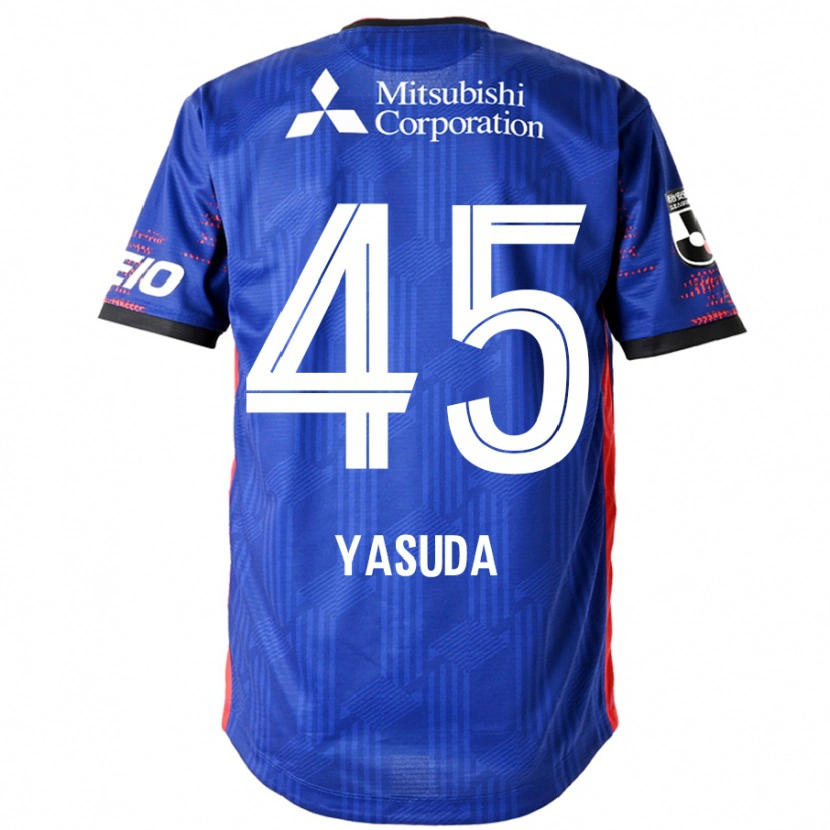 Danxen Mujer Camiseta Kojiro Yasuda #45 Azul Real Blanco 1ª Equipación 2025/26 La Camisa