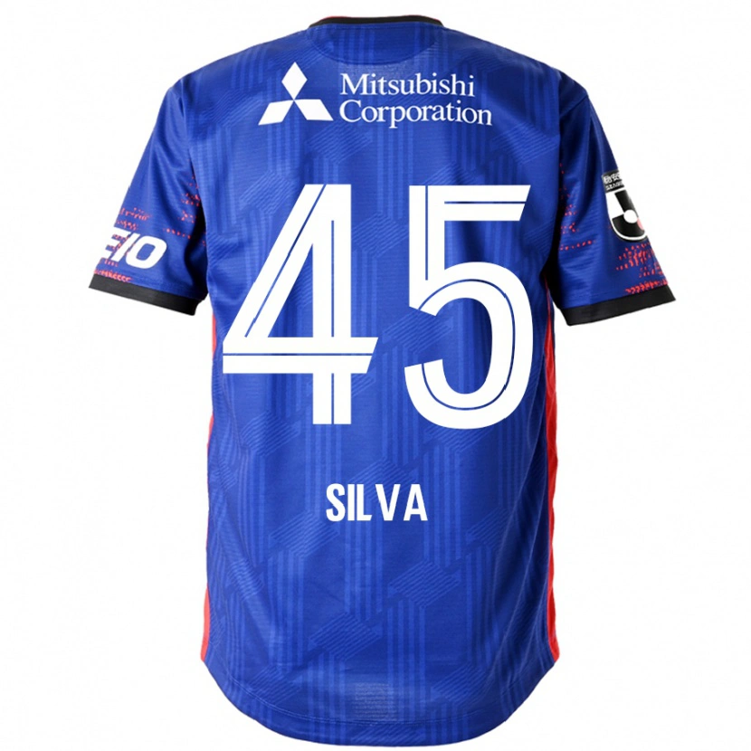 Danxen Mujer Camiseta Arthur Silva #45 Azul Real Blanco 1ª Equipación 2025/26 La Camisa