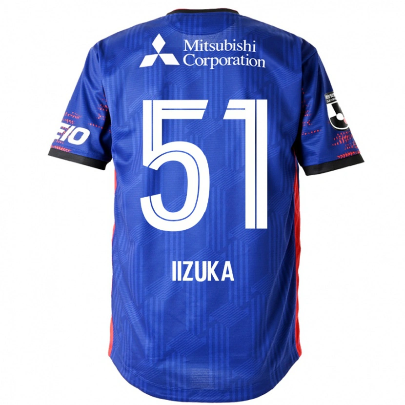 Danxen Mujer Camiseta Yoshihito Iizuka #51 Azul Real Blanco 1ª Equipación 2025/26 La Camisa