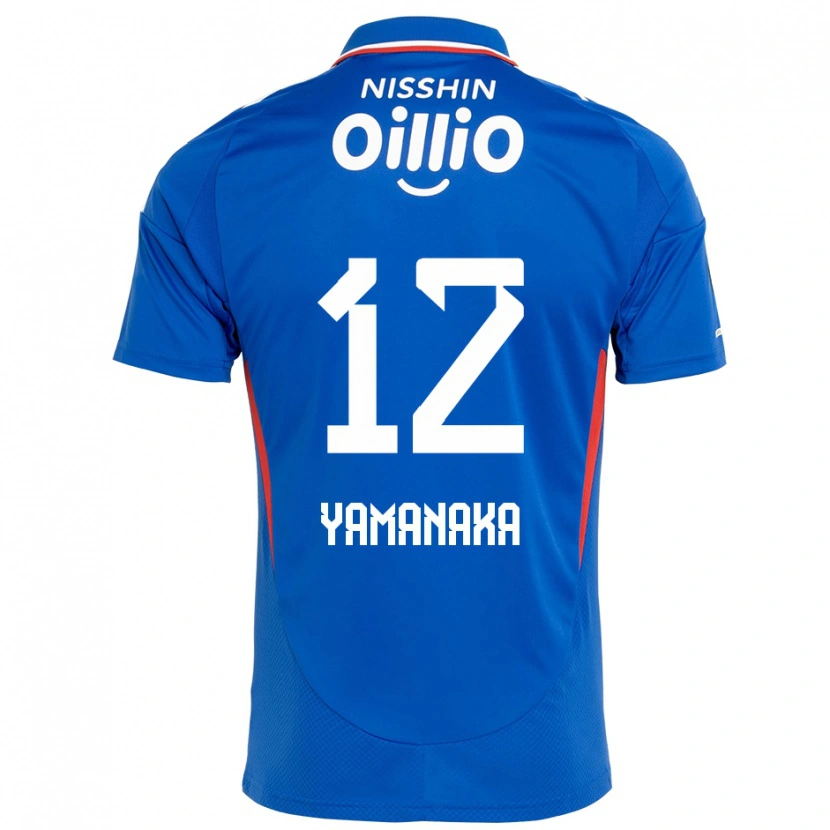 Danxen Mujer Camiseta Yuki Yamanaka #12 Blanco Azul Real 1ª Equipación 2025/26 La Camisa