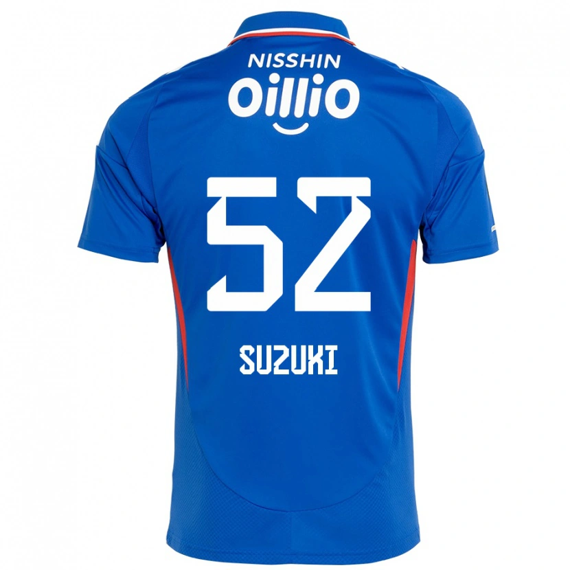 Danxen Mujer Camiseta Kai Suzuki #52 Azul Real Blanco 1ª Equipación 2025/26 La Camisa