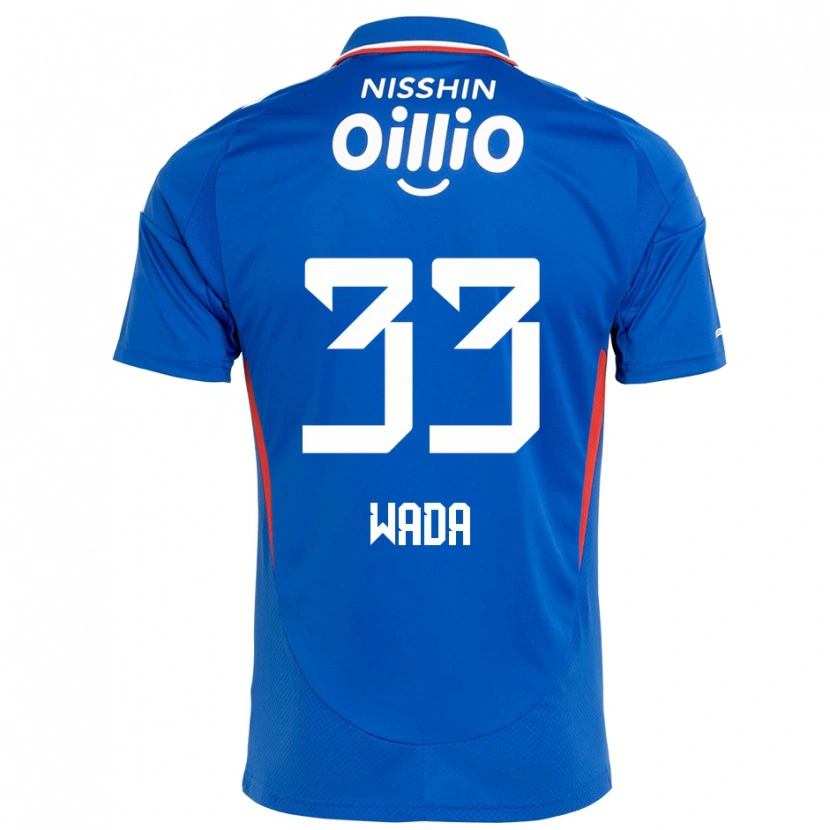 Danxen Mujer Camiseta Takuya Wada #33 Blanco Azul Real 1ª Equipación 2025/26 La Camisa
