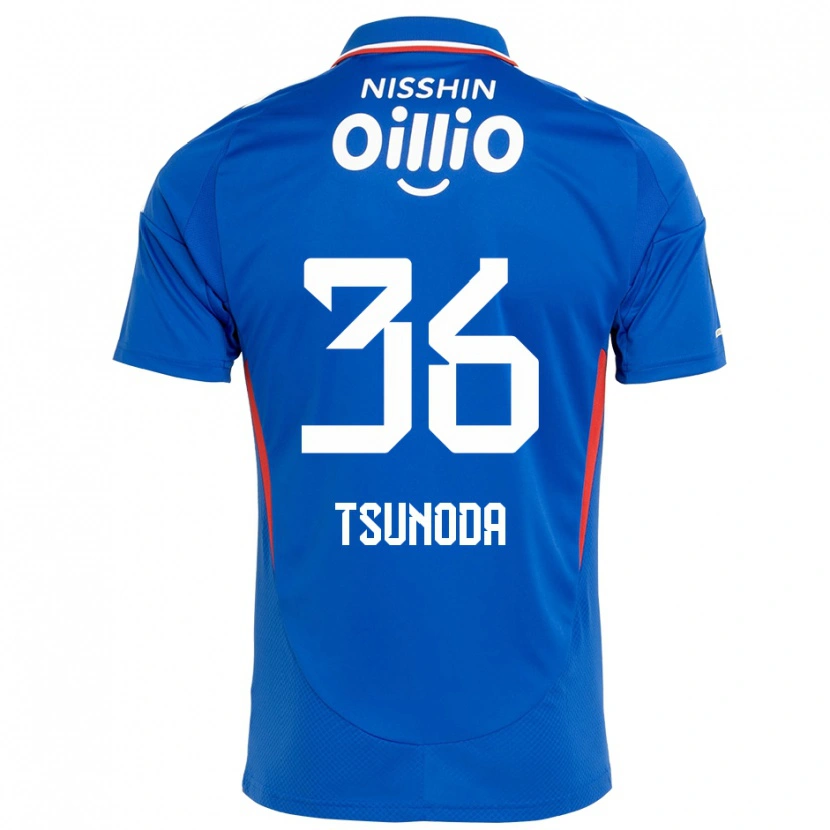 Danxen Mujer Camiseta Ryotaro Tsunoda #36 Blanco Azul Real 1ª Equipación 2025/26 La Camisa