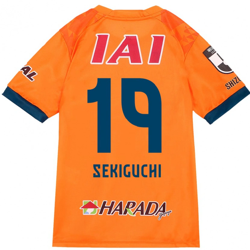 Danxen Mujer Camiseta Kota Sekiguchi #19 Naranja Rojo 1ª Equipación 2025/26 La Camisa