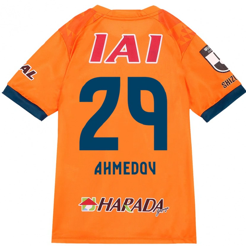 Danxen Mujer Camiseta Ahmed Ahmedov #29 Naranja Rojo 1ª Equipación 2025/26 La Camisa
