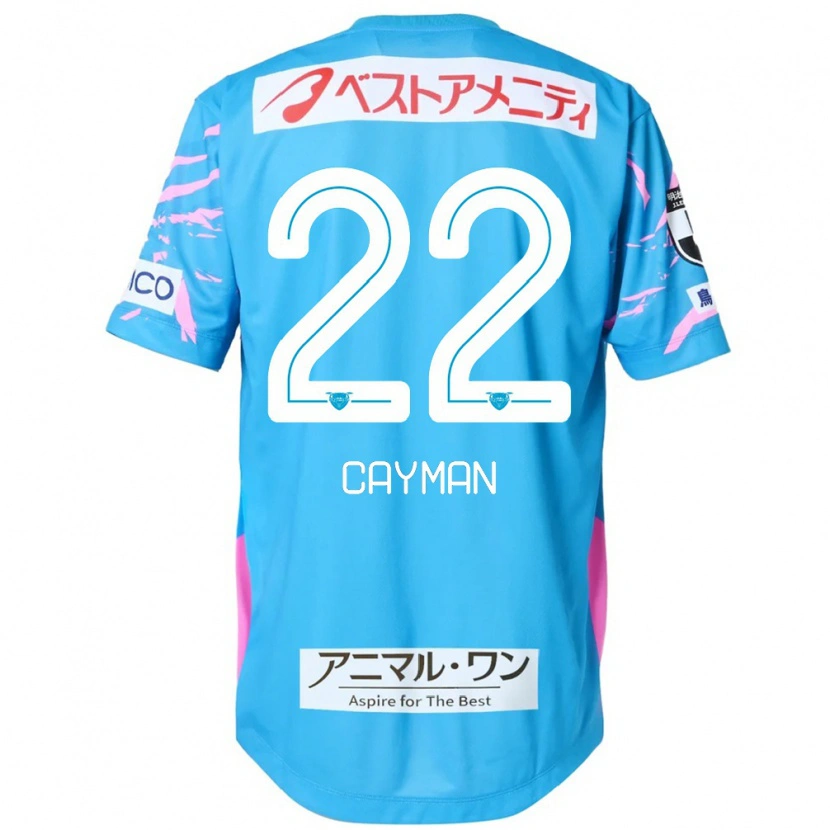 Danxen Mujer Camiseta Cayman Togashi #22 Blanco Rosa 1ª Equipación 2025/26 La Camisa