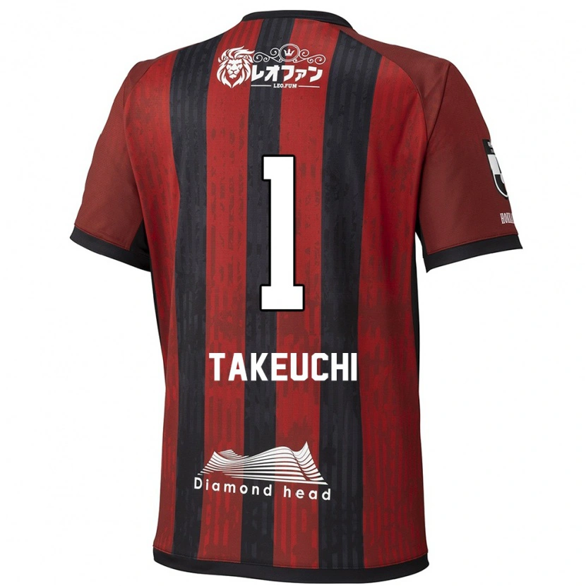 Danxen Mujer Camiseta Ryuma Takeuchi #1 Rojo Negro 1ª Equipación 2025/26 La Camisa