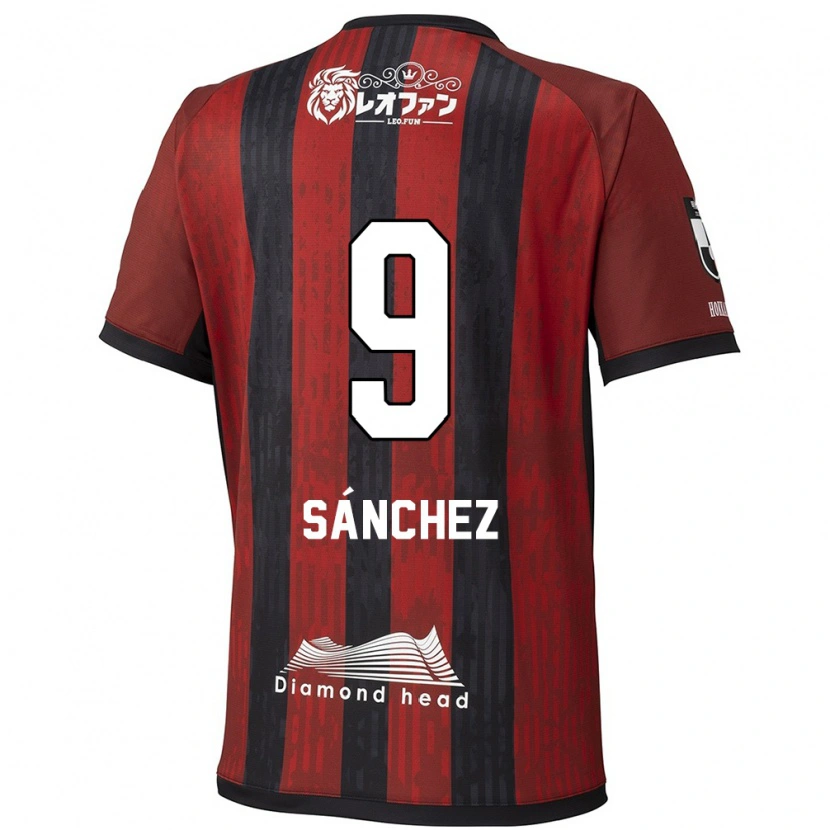 Danxen Mujer Camiseta Jordi Sánchez #9 Azul Rojo 1ª Equipación 2025/26 La Camisa
