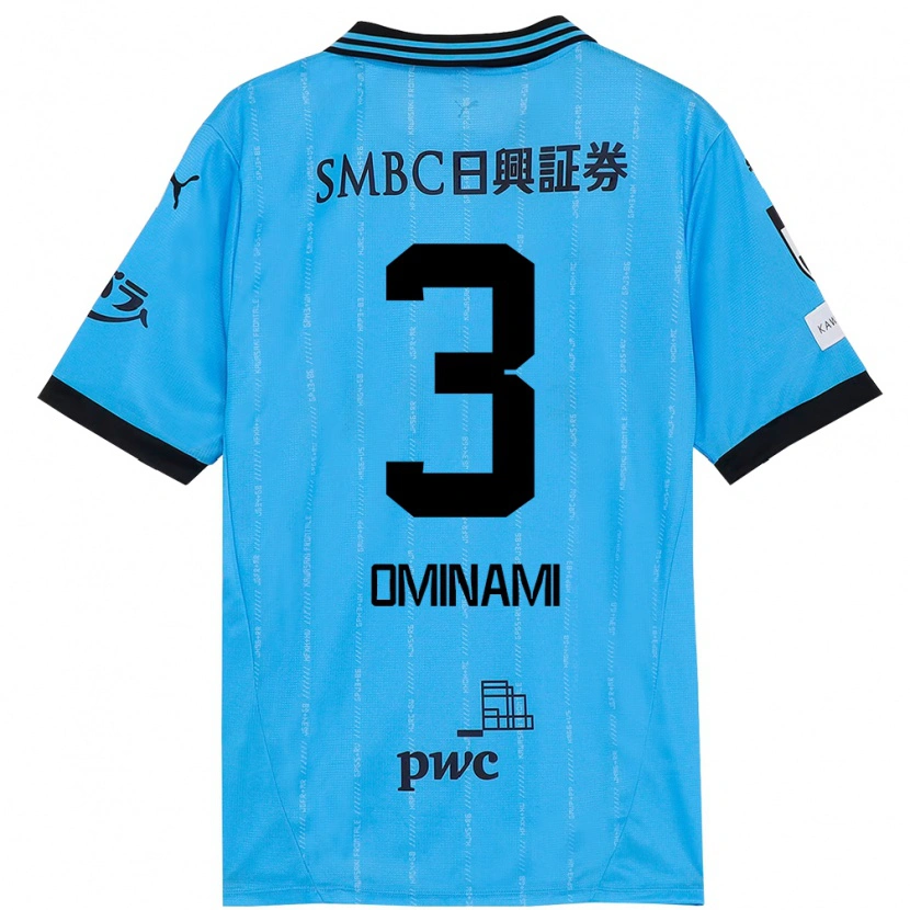 Danxen Mujer Camiseta Takuma Ominami #3 Blanco Azul Celeste 1ª Equipación 2025/26 La Camisa