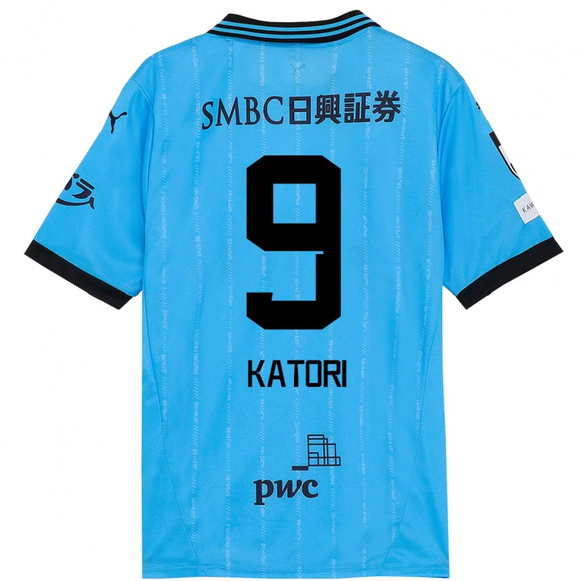 Danxen Mujer Camiseta Takeshi Katori #9 Blanco Azul Celeste 1ª Equipación 2025/26 La Camisa