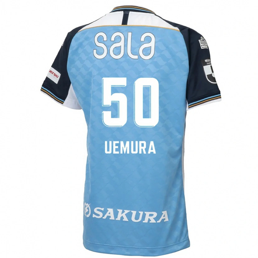 Danxen Mujer Camiseta Hiroto Uemura #50 Blanco Negro 1ª Equipación 2025/26 La Camisa