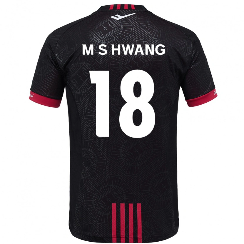 Danxen Mujer Camiseta Seong-Min Hwang #18 Blanco Negro 1ª Equipación 2025/26 La Camisa