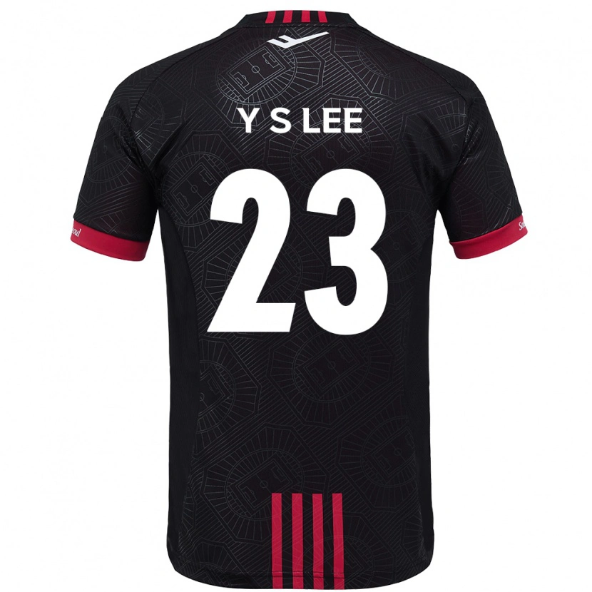 Danxen Mujer Camiseta Si-Young Lee #23 Negro Rojo 1ª Equipación 2025/26 La Camisa