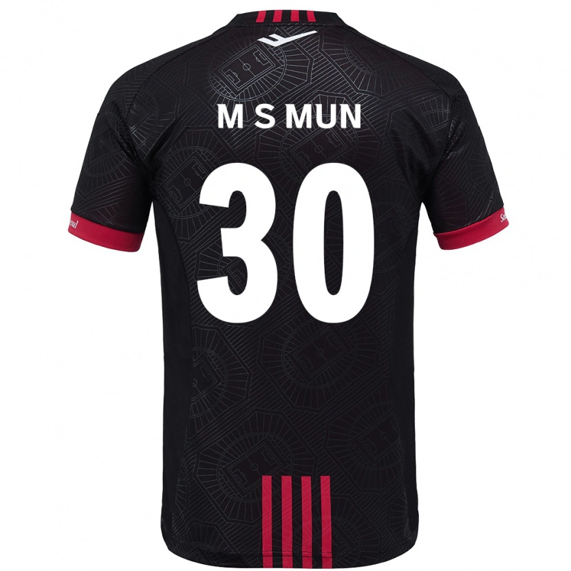 Danxen Mujer Camiseta Seong-Min Mun #30 Blanco Negro 1ª Equipación 2025/26 La Camisa