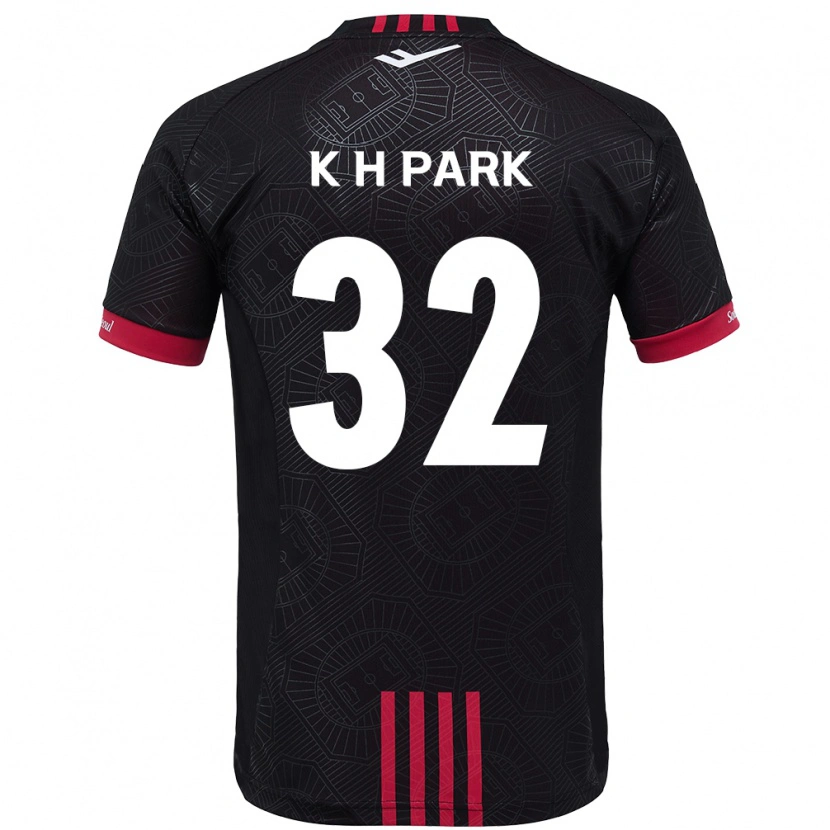 Danxen Mujer Camiseta Han-Kyul Park #32 Blanco Negro 1ª Equipación 2025/26 La Camisa