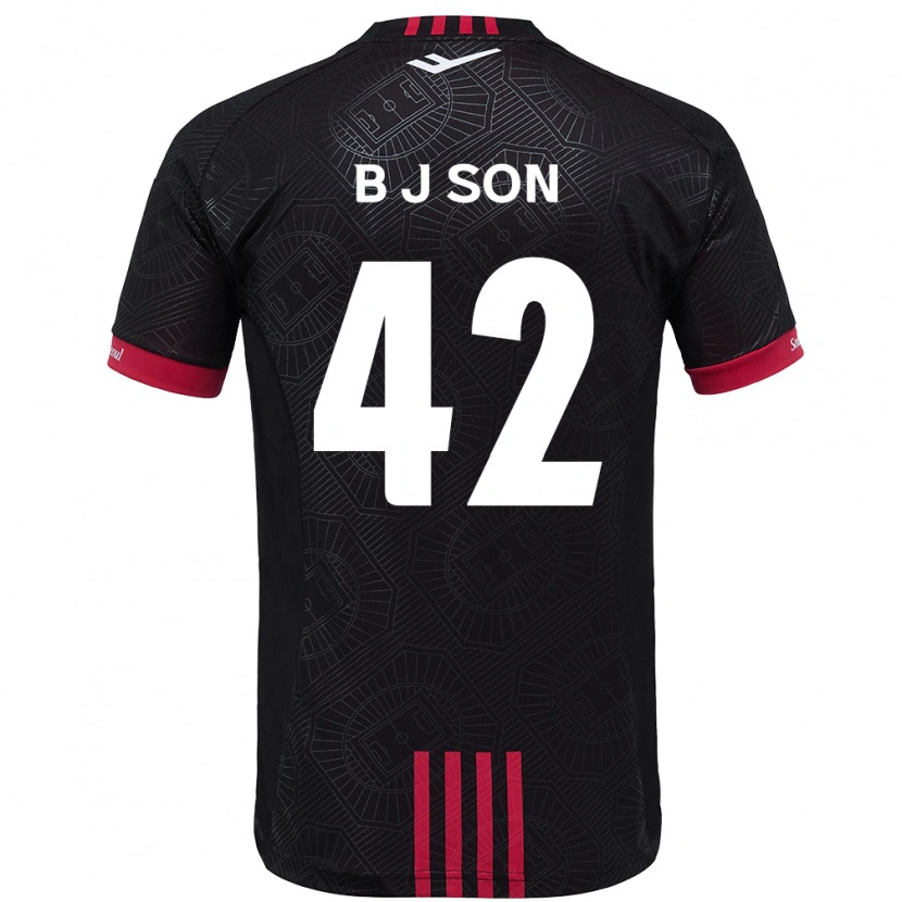 Danxen Mujer Camiseta Jeong-Beom Son #42 Blanco Negro 1ª Equipación 2025/26 La Camisa