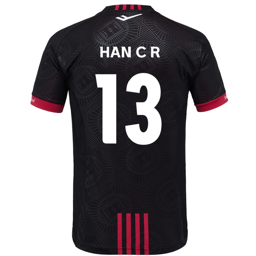 Danxen Mujer Camiseta Han Chae-Rin #13 Blanco Negro 1ª Equipación 2025/26 La Camisa