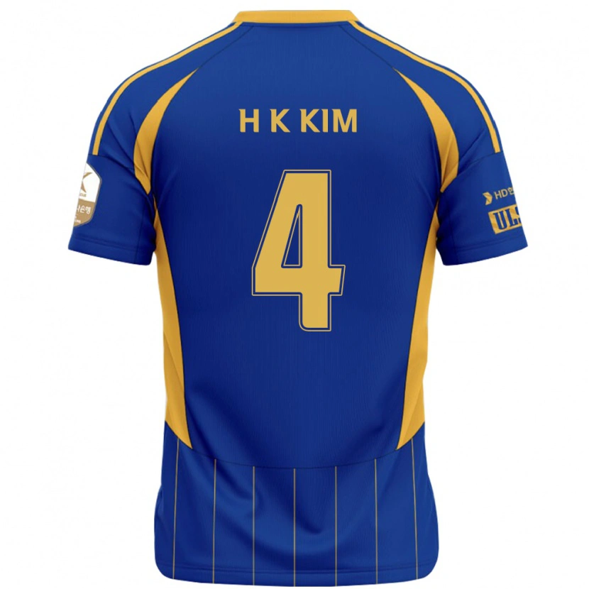 Danxen Mujer Camiseta Kee-Hee Kim #4 Blanco Azul Celeste 1ª Equipación 2025/26 La Camisa