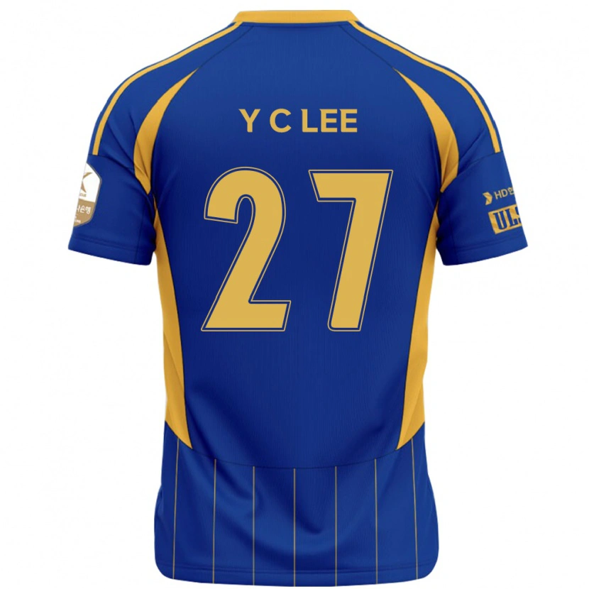 Danxen Mujer Camiseta Chung-Yong Lee #27 Blanco Azul Celeste 1ª Equipación 2025/26 La Camisa