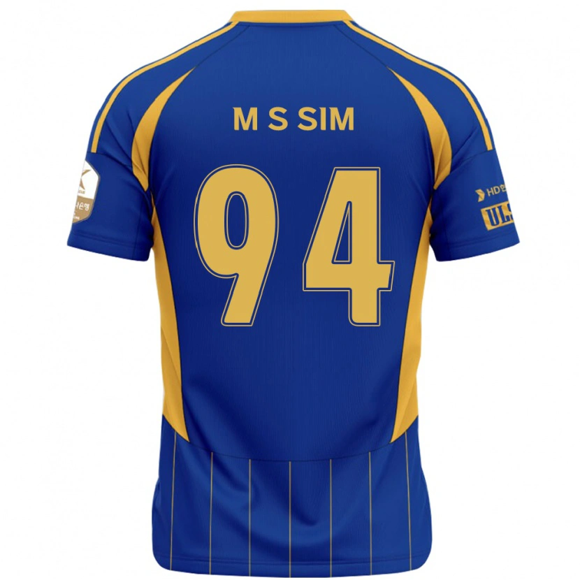 Danxen Mujer Camiseta Sang-Min Sim #94 Blanco Azul Celeste 1ª Equipación 2025/26 La Camisa