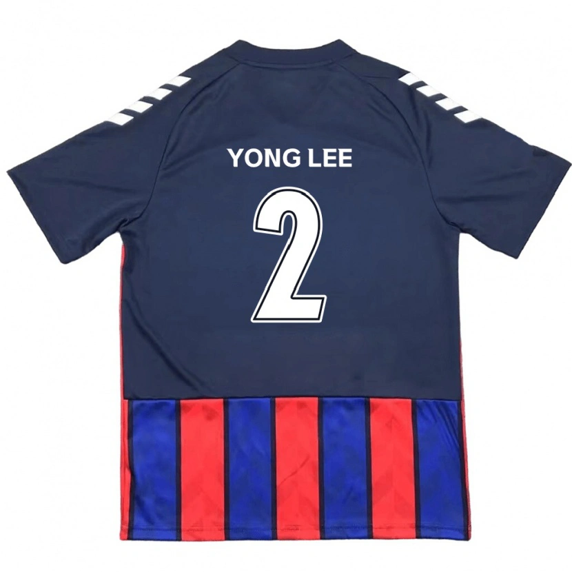 Danxen Mujer Camiseta Yong Lee #2 Azul Real Rojo 1ª Equipación 2025/26 La Camisa