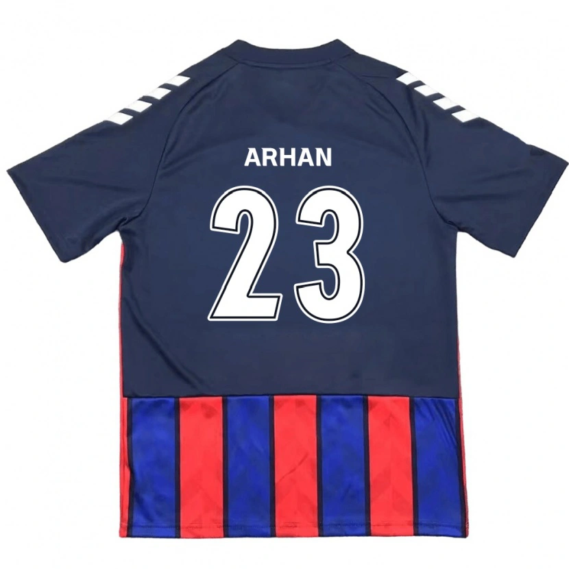 Danxen Mujer Camiseta Pratama Arhan #23 Azul Real Rojo 1ª Equipación 2025/26 La Camisa