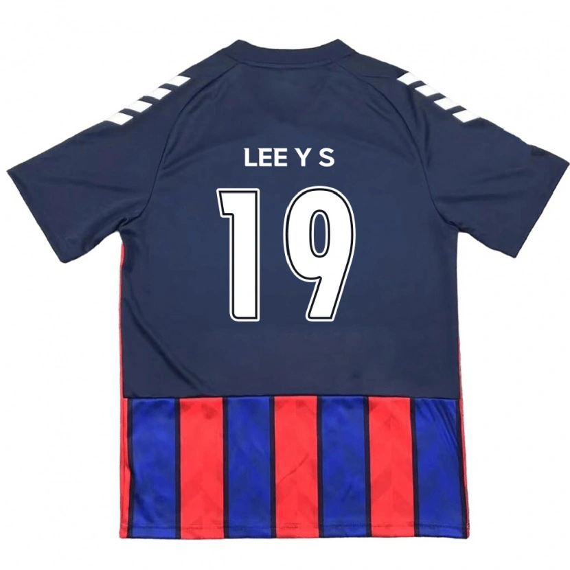 Danxen Mujer Camiseta Lee Young-Seo #19 Azul Real Rojo 1ª Equipación 2025/26 La Camisa