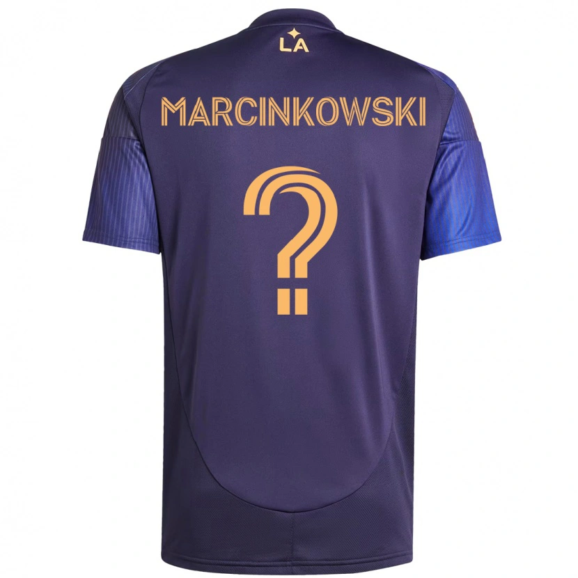 Danxen Mujer Camiseta Jt Marcinkowski #0 Blanco Amarillo 2ª Equipación 2025/26 La Camisa