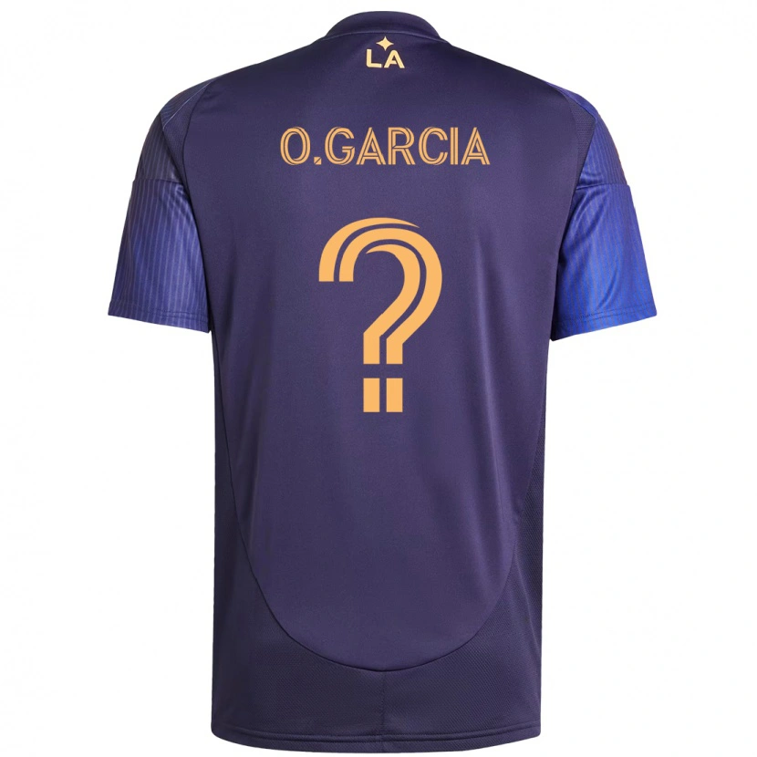 Danxen Mujer Camiseta Omar Garcia #0 Blanco Amarillo 2ª Equipación 2025/26 La Camisa