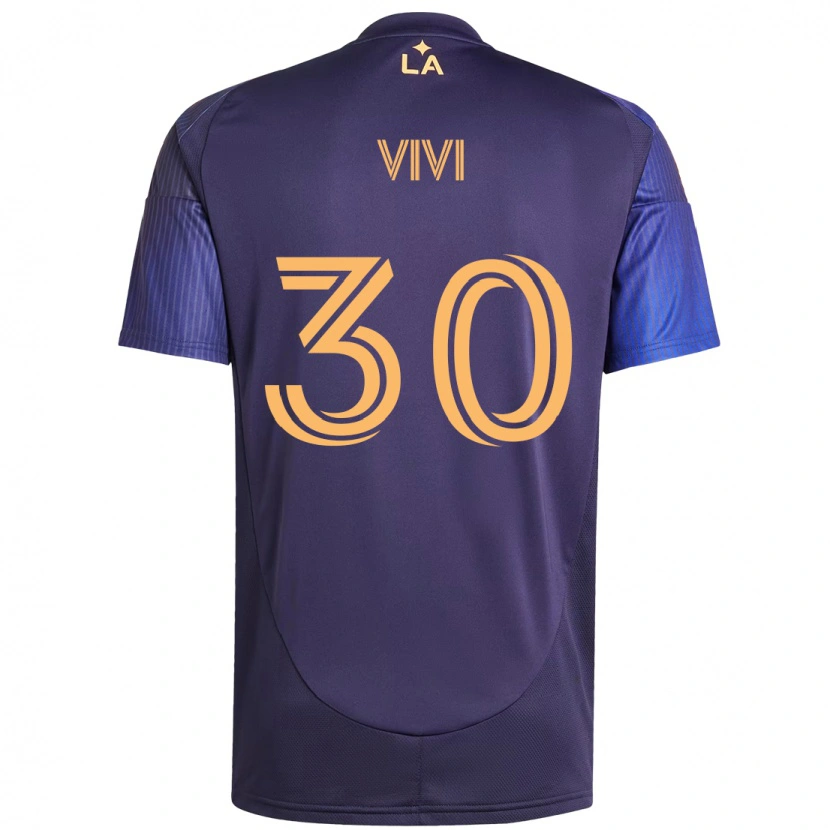 Danxen Mujer Camiseta Gino Vivi #30 Blanco Amarillo 2ª Equipación 2025/26 La Camisa