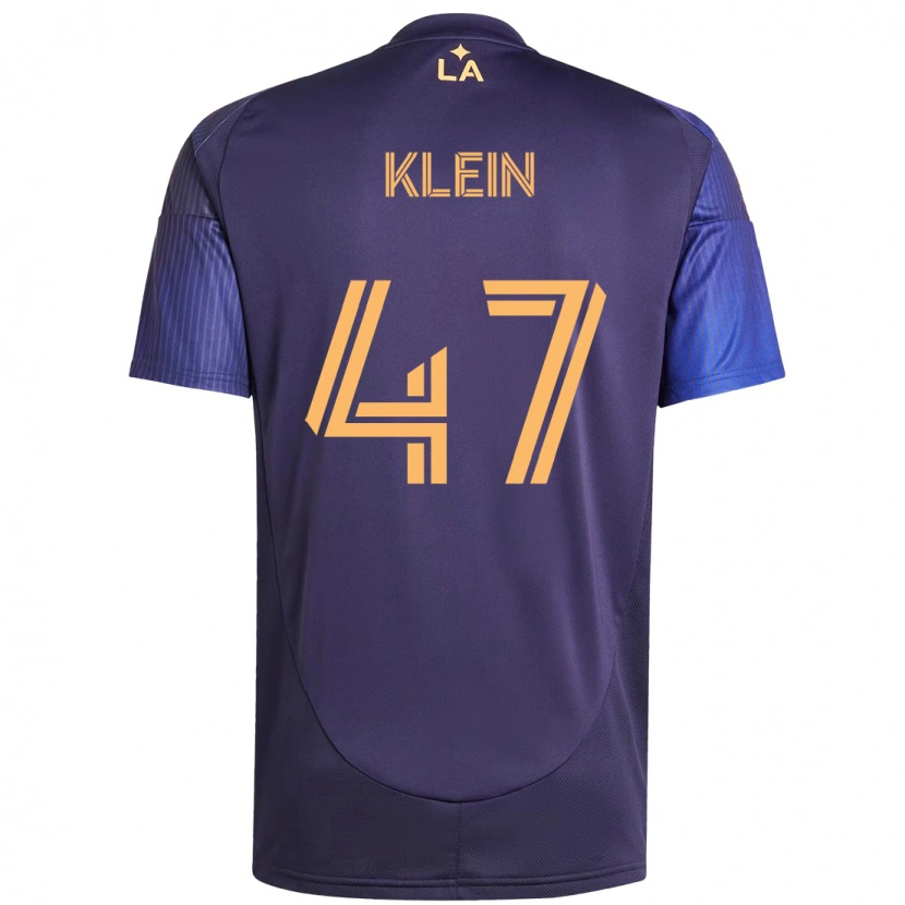 Danxen Mujer Camiseta Carson Klein #47 Blanco Amarillo 2ª Equipación 2025/26 La Camisa
