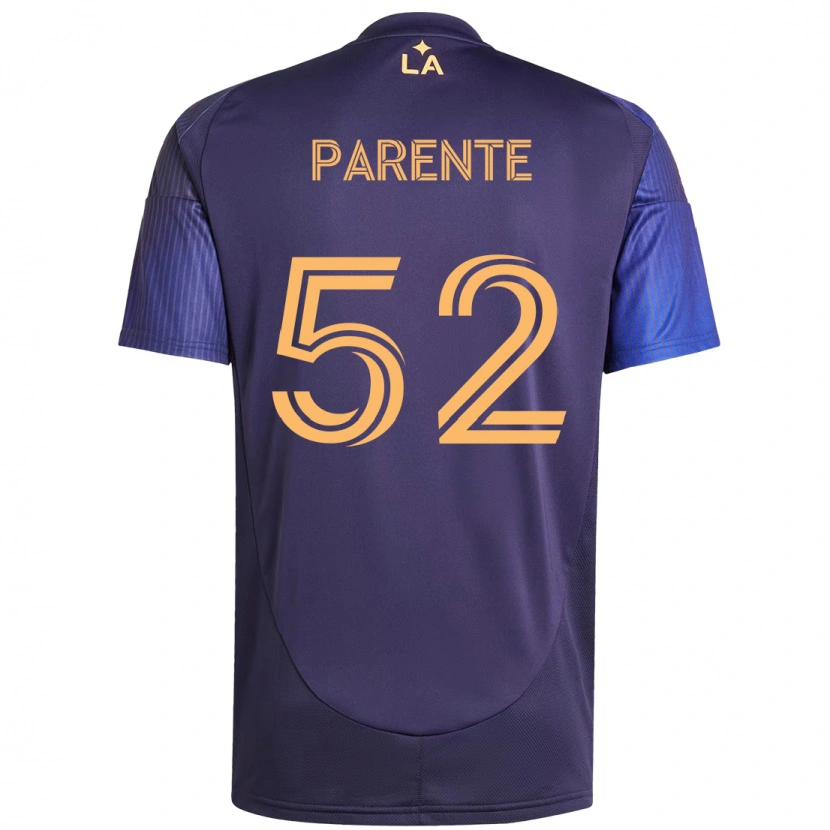 Danxen Mujer Camiseta Isaiah Parente #52 Blanco Amarillo 2ª Equipación 2025/26 La Camisa
