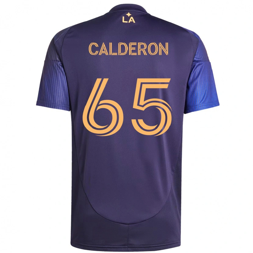 Danxen Mujer Camiseta Juan Calderón #65 Blanco Amarillo 2ª Equipación 2025/26 La Camisa