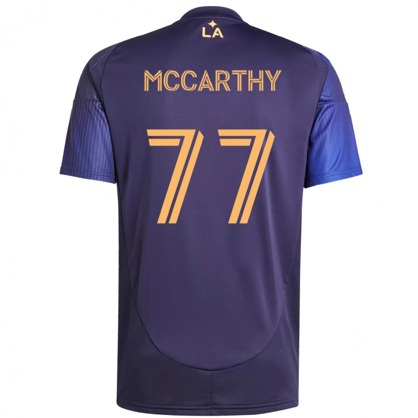 Danxen Mujer Camiseta John Mccarthy #77 Blanco Amarillo 2ª Equipación 2025/26 La Camisa