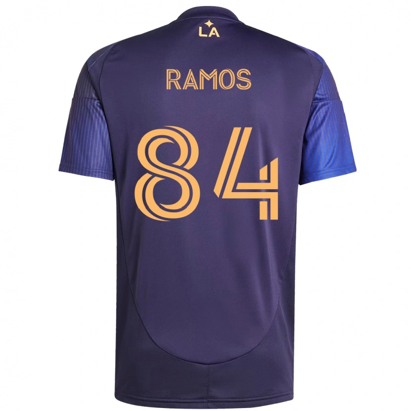 Danxen Mujer Camiseta Rubén Ramos #84 Morado Azul 2ª Equipación 2025/26 La Camisa