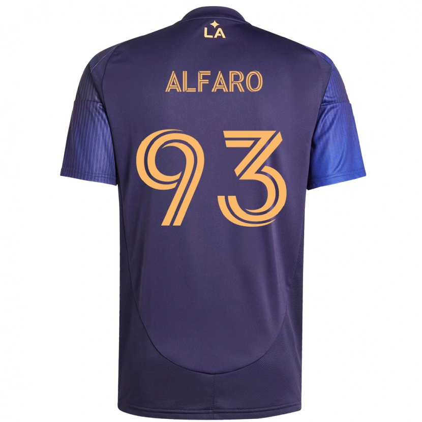 Danxen Mujer Camiseta Tony Alfaro #93 Blanco Amarillo 2ª Equipación 2025/26 La Camisa