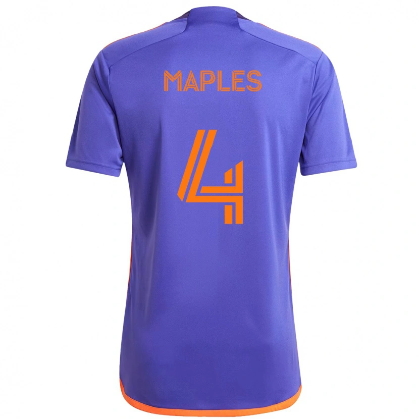 Danxen Mujer Camiseta Talen Maples #4 Naranja Blanco 2ª Equipación 2025/26 La Camisa
