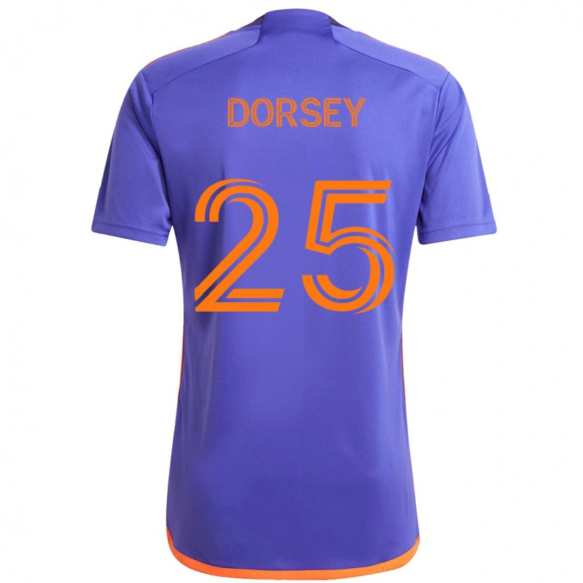 Danxen Mujer Camiseta Griffin Dorsey #25 Naranja Blanco 2ª Equipación 2025/26 La Camisa