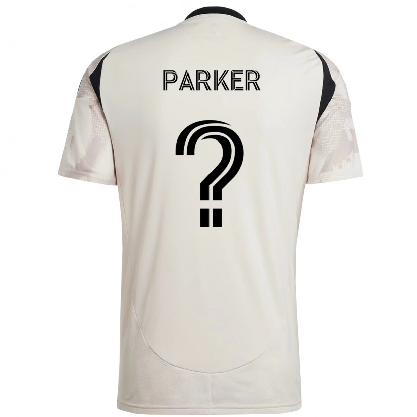 Danxen Mujer Camiseta Tim Parker #0 Rojo Negro 2ª Equipación 2025/26 La Camisa