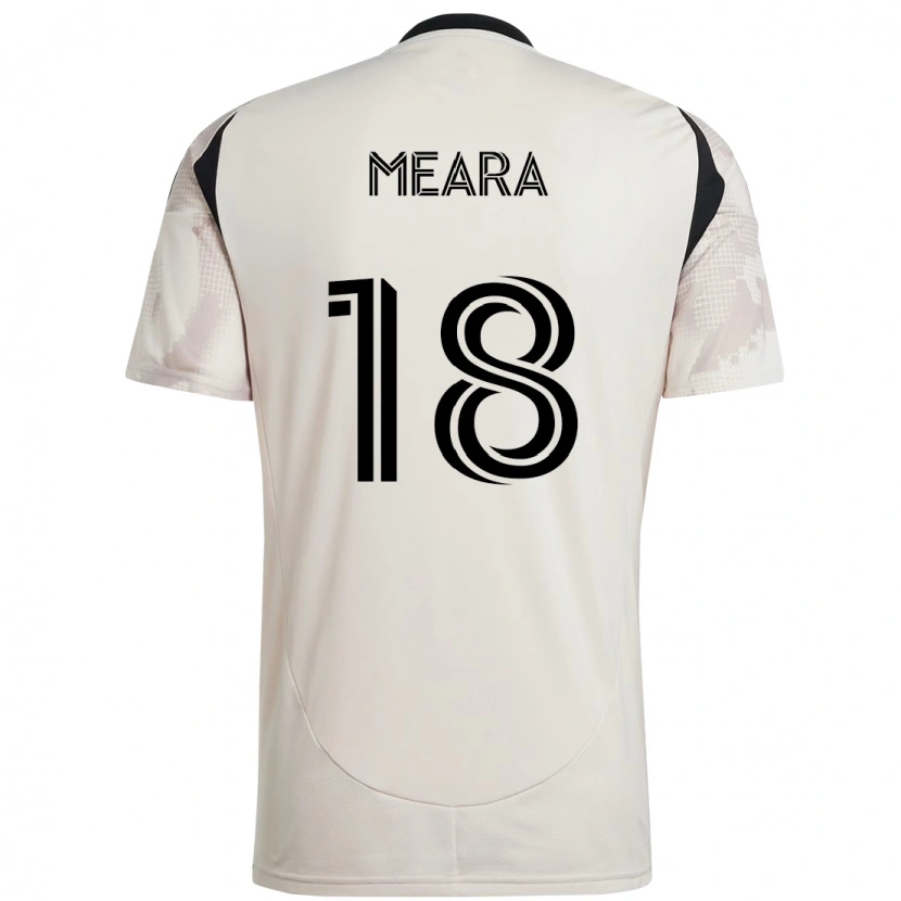 Danxen Mujer Camiseta Ryan Meara #18 Rojo Negro 2ª Equipación 2025/26 La Camisa