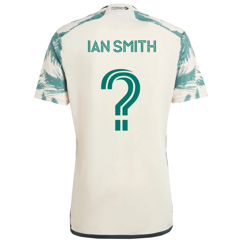 Danxen Mujer Camiseta Ian Smith #0 Negro Marrón 2ª Equipación 2025/26 La Camisa