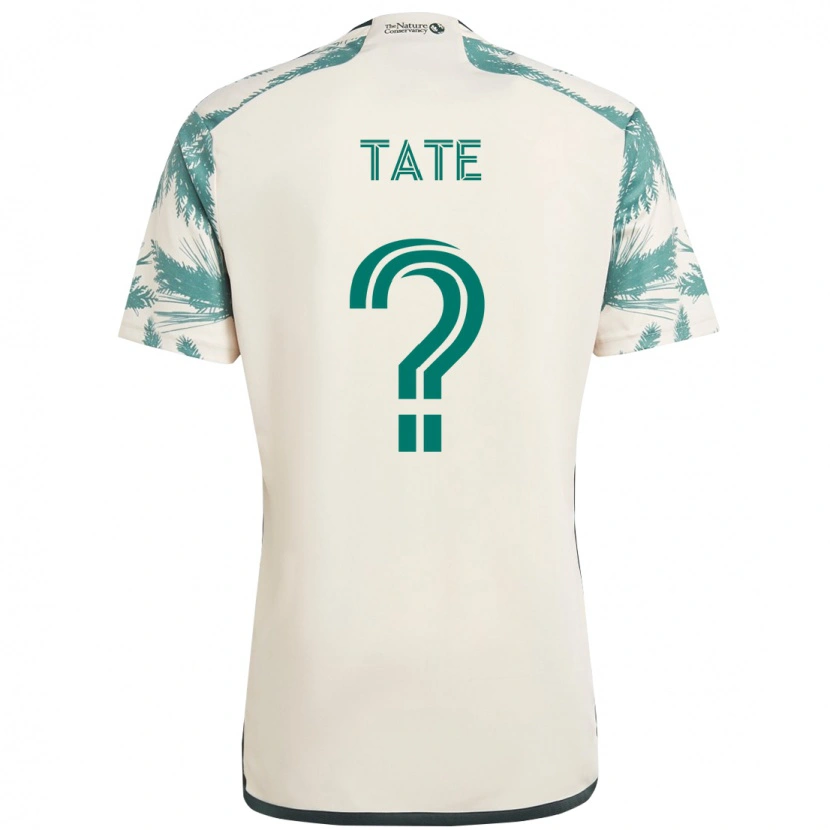 Danxen Mujer Camiseta Hudson Tate #0 Negro Marrón 2ª Equipación 2025/26 La Camisa