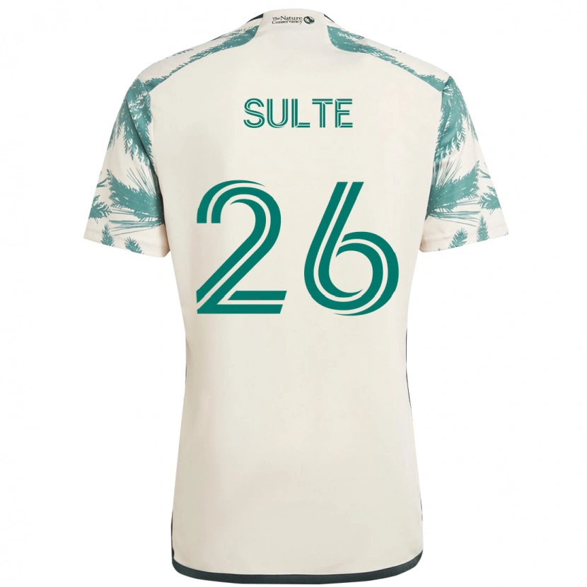 Danxen Mujer Camiseta Hunter Sulte #26 Negro Marrón 2ª Equipación 2025/26 La Camisa